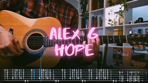 Hope Alex G Сover Guitar Tab Lesson Tutorial Youtube