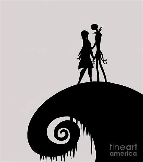 Jack And Sally Tapestry Textile By Khan Bell Pixels