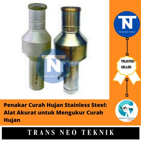 Jual Penakar Curah Hujan Stainless Steel Alat Akurat Untuk Mengukur