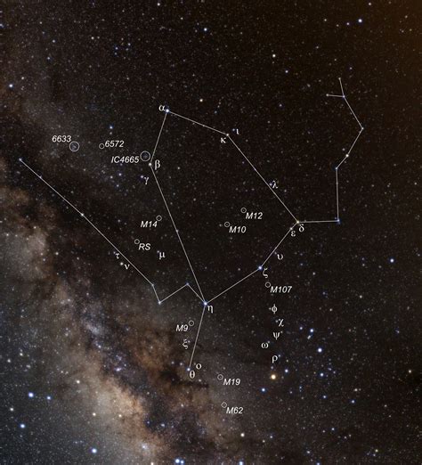 Sternbild Schlangentr Ger Ophiuchus Spacecrumb