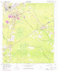 1958 Map of Hinesville, GA — High-Res | Pastmaps