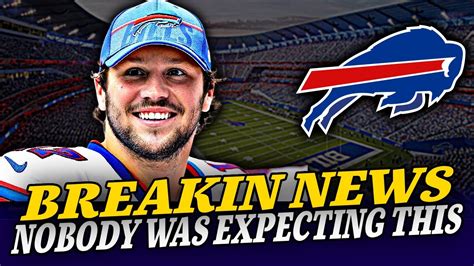 BREAKING NEWS BUFFALO BILLS NEWS YouTube