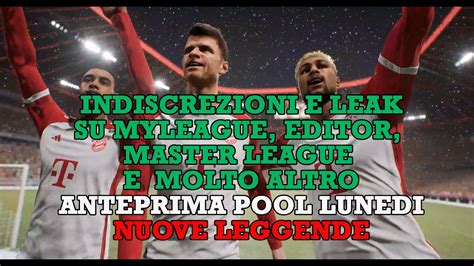 Efootball 2024 Indiscrezioni Leak Su Modalità Maste League