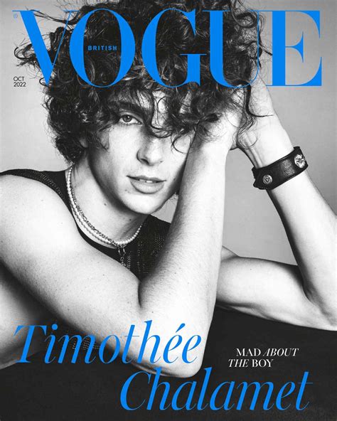 Timothee Chalamet: First Man to Cover 'British Vogue' Solo | Us Weekly