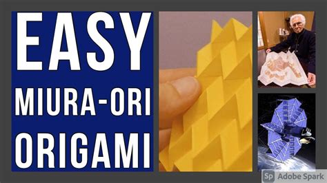 Easy Miura Ori Origami Tutorial Origami Tutorial Origami Tutorial