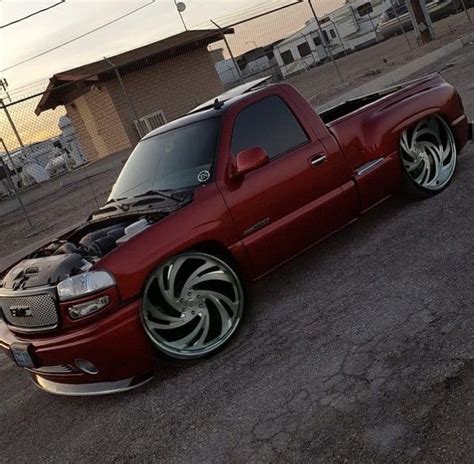 Pin By Big Chief On 2dr Trucks Dually Dropped Trucks Lowrider Trucks