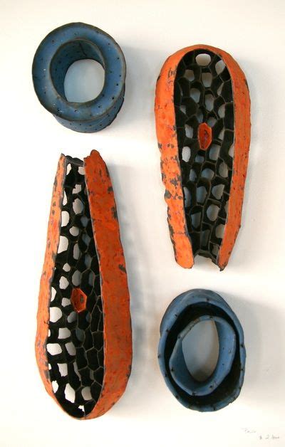 Surface Judit Varga Fiber Sculpture Ceramic Clay Ceramics