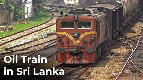 Oil Train Hauling By A Japanese Locomotive Class M5 In Sri Lanka