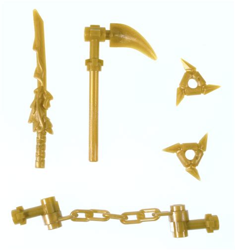 LEGO Ninjago Gold Weapons Set (for LEGO Minifigures) - Walmart.com