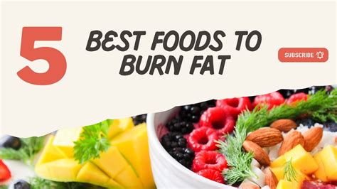 Best Foods To Burn Fat Youtube