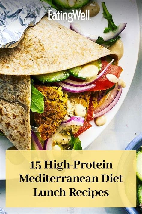 15 High Protein Mediterranean Diet Lunch Recipes In 2022 Mediterranean Diet Recipes Lunch