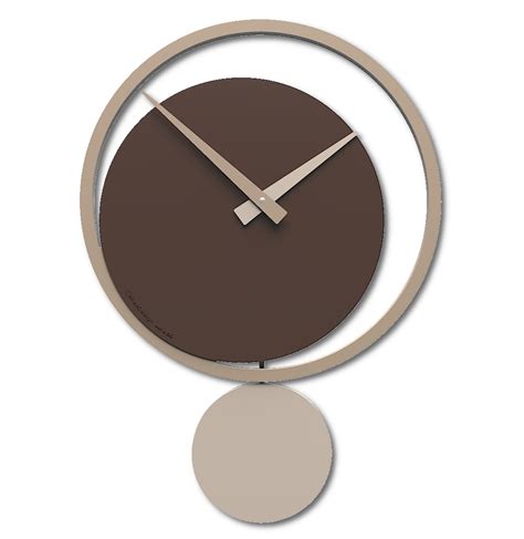 Calleadesign Orologio A Pendolo In Legno Dal Design Moderno Per Cucina