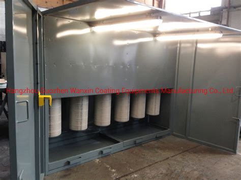 Walk In Spray Booth Folding Door Space Saving Explosion Proof Coating