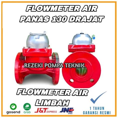 Jual Flow Meter Air Kotor Limbah 3 Inch Max Suhu 130 Drajat Meteran