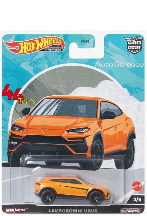Машинка Hot Wheels Lamborghini Urus Premium Хот Вилс Auto Strasse купить с доставкой по