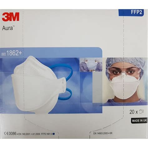 Masque FFP2 3M Aura 1862 Realme matériel médical