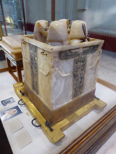 Canopic Chest Tutankhamun S Alabaster Canopic Chest Desig Flickr