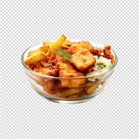 Premium PSD French Fries Potatoes Isolated