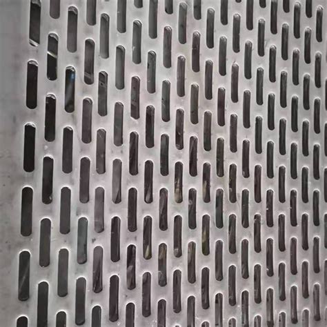 Slotted Stainless Steel Perforated Sheet Metallow Carbon Steel