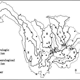 Upper Reaches Of The Yangtze River Basin JSR Jinsha River MR Min