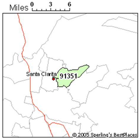 Santa Clarita Zip Code Map