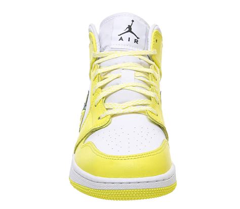 Jordan Jordan 1 Mid Gs Dynamic Yellow Hers Trainers