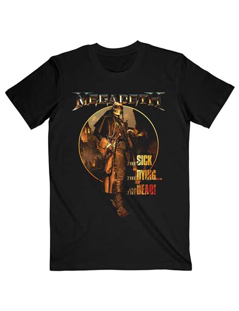 Megadeth The Sick The Dying And The Dead Circle Camiseta