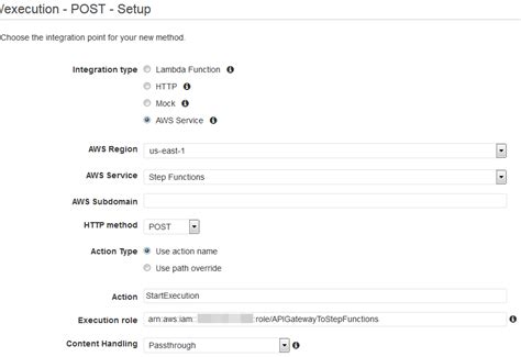 使用 Api Gateway 创建 Step Functions Api Aws Step Functions