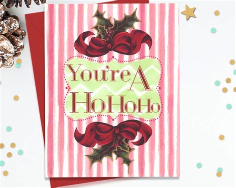 Funny Greeting Card Holiday Card Funny Christmas Card Card - Etsy