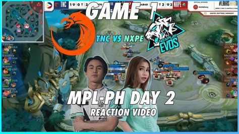 Mpl S Tnc Vs Nxpe Game Reaction Video With Renejay Barcarse Youtube