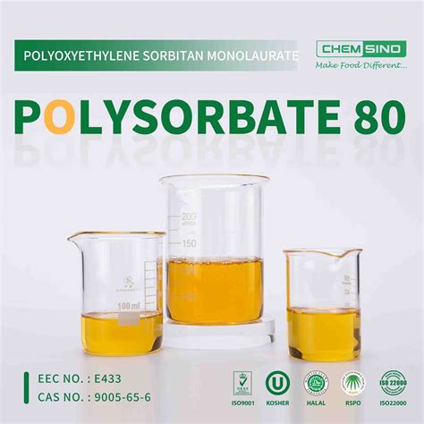 Buy Polyoxyethylene Sorbitan Monooleate T 80 From Henan Chemsino