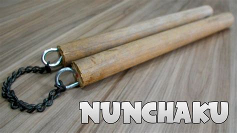 How to make a Nunchucks (Ninja weapons) - YouTube