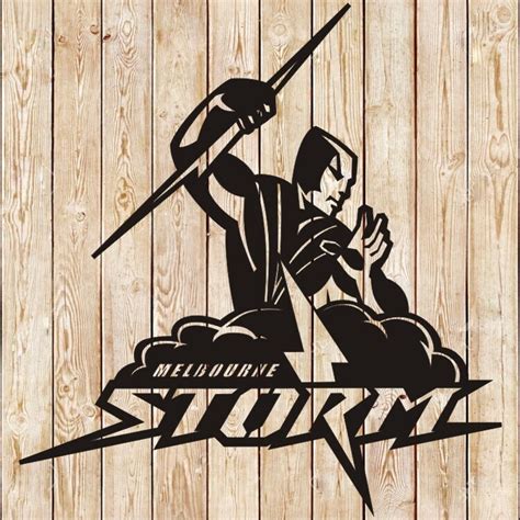 Nrl STORM logo cutting file