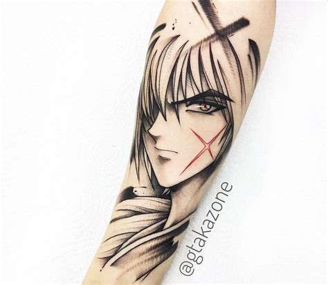 Photo Himura Kenshin Tattoo By Gustavo Takazone Photo Anime