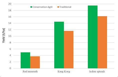 Yield comparison of summer vegetables cultivated in conservation ...