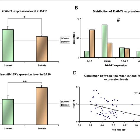 Investigation Of TrkB T1 And Hsa MiR 185 Expression Levels In BA10