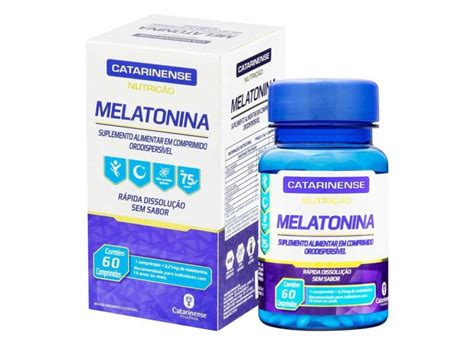 Suplemento Alimentar Melatonina Catarinense Nutrição 0 21mg Maracujá 60