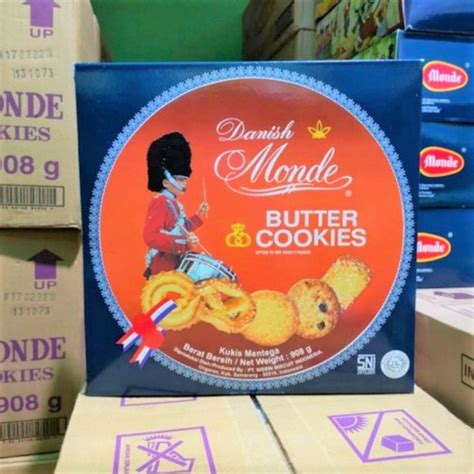 Jual Monde Butter Cookies Gr Biskuit Monde Kaleng Besar Gr Free