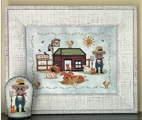 Finally A Farmgirl Farmer Matilda Counted Cross Stitch Pattern