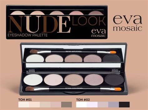 Палетка теней Eva Mosaic Nude Look eyeshadow palette отзывы