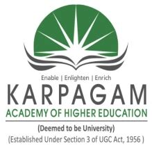 Karpagam Academy of Higher Education: Courses, Fees, Admission 2024 ...