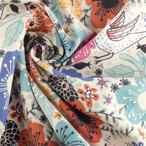 Printed Brushed Cotton Fabric Uk Ideal For Diy Craft Projects