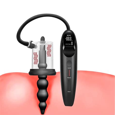 Smart Anal Plug Pump Vacuum Sucking Massage Prostate Stimulator Anal