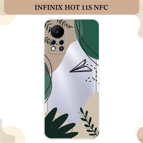 Силиконовый чехол на Infinix HOT S NFC Инфиникс Хот S NFC Secret Garden прозрачный