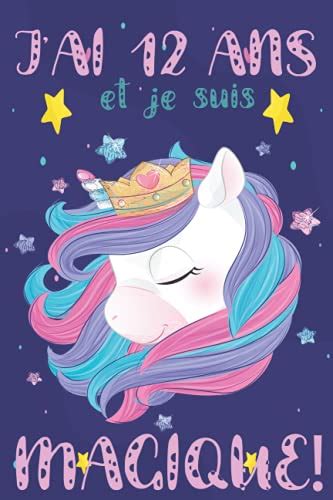 J Ai Ans Et Je Suis Magique Licorne Carnet De Notes Et Dessin