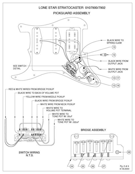 Fender Stratocaster Wiring Diagram Hss