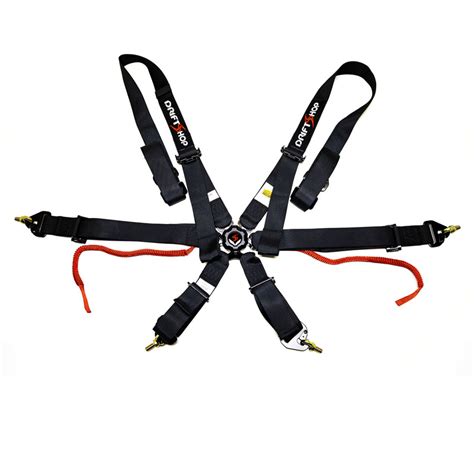 Driftshop 6 Point Harness Black Fia 2024 In Stock