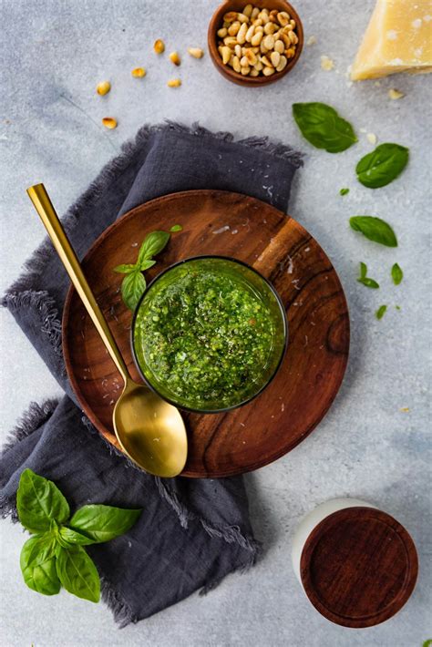 Basic Basil Pesto Sauce Recipe