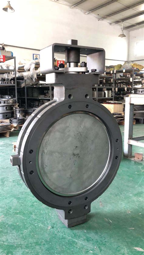 Vacuum Wcb Stainless Steel Butterfly Valve With Double Action Pneumatic Actuator China