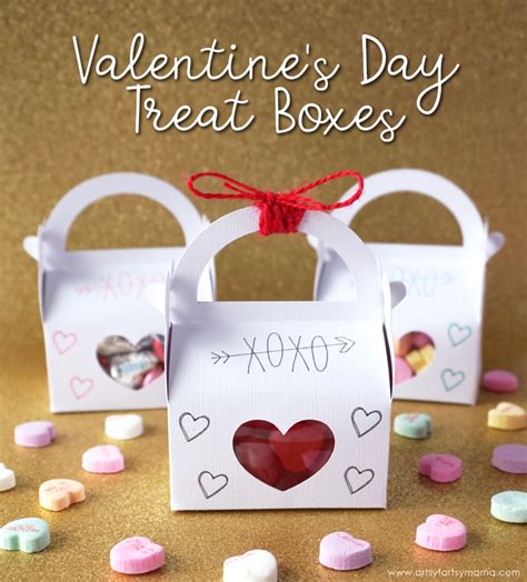 Valentine S Day Treat Boxes Artsy Fartsy Mama